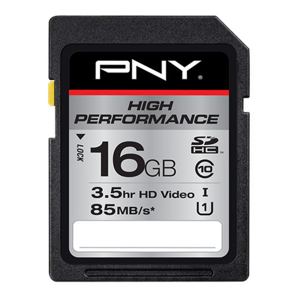 PNY P-SDHC16GU185-GE 16GB SDHC UHS-I Klasse 10 Speicherkarte