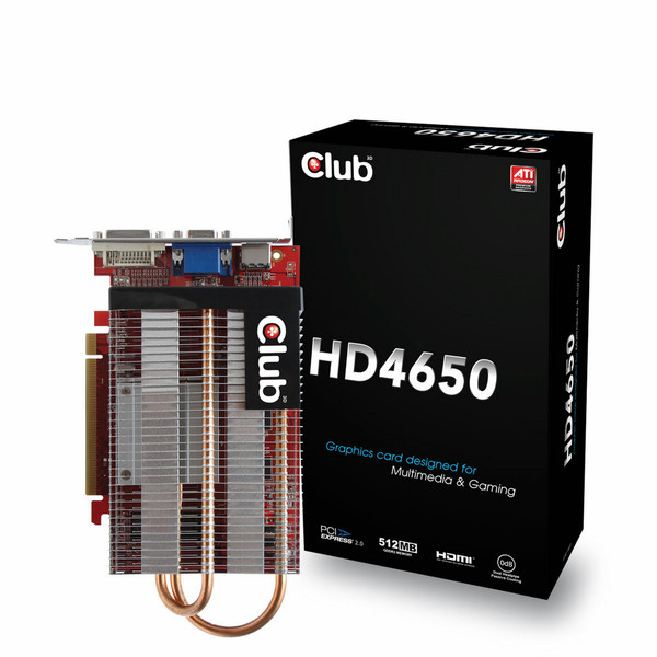 CLUB3D CGAX-H4652I GDDR2 graphics card