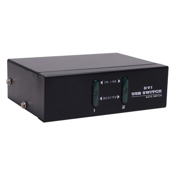 Secomp VALUE DVI USB 2.0 KVM-Audio-Switch 1 User - 2 PC