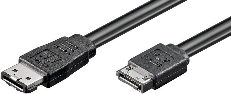 Microconnect SATEESLI05 0.5m SATA III eSATA Black SATA cable