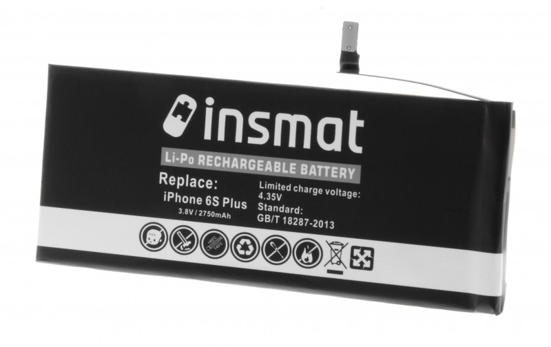 Insmat 106-8808 Lithium-Ion 2750mAh 3.8V rechargeable battery