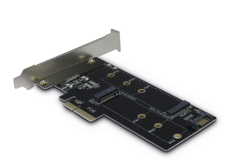 Inter-Tech KT015 Internal M.2,SATA interface cards/adapter