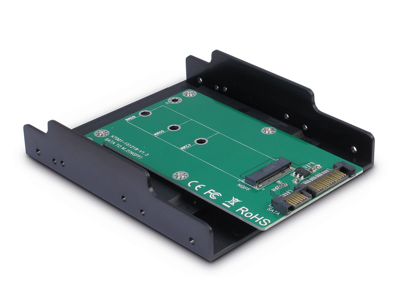 Inter-Tech KT001B Eingebaut SATA Schnittstellenkarte/Adapter