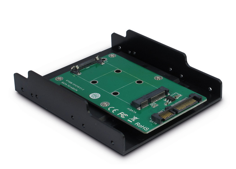 Inter-Tech KT008B Eingebaut mSATA Schnittstellenkarte/Adapter