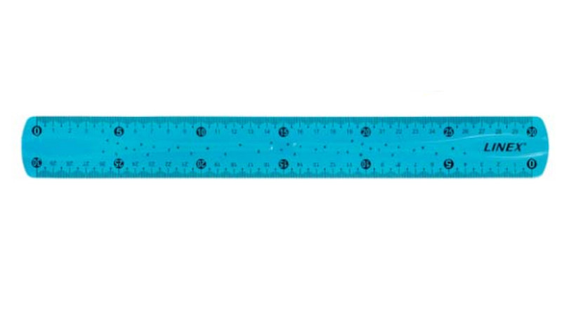Linex 400081962 300mm Silicone Blue 1pc(s) ruler