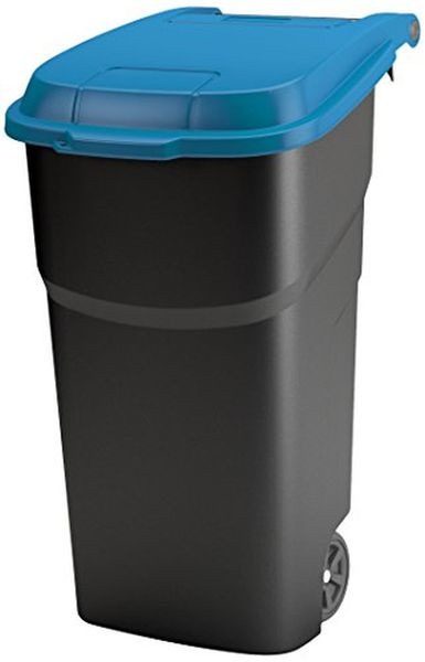 Rotho 45101 100л Прямоугольный Черный, Синий trash can
