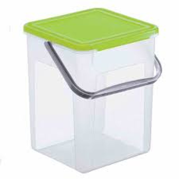 Rotho 17701 7л Прямоугольный Полипропилен (ПП) Зеленый, Прозрачный laundry basket