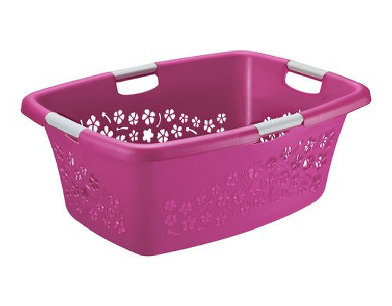Rotho 17567 50L Rectangular Polypropylene (PP) Pink laundry basket