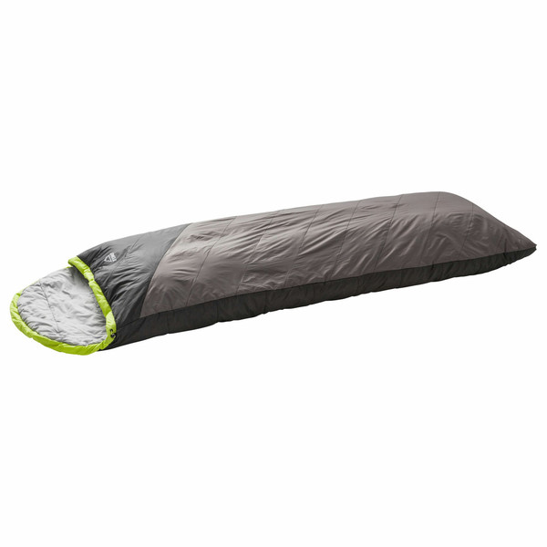 McKinley Trekker Comfort 5 Для взрослых Rectangular sleeping bag Нейлон Черный, Серый, Лайм