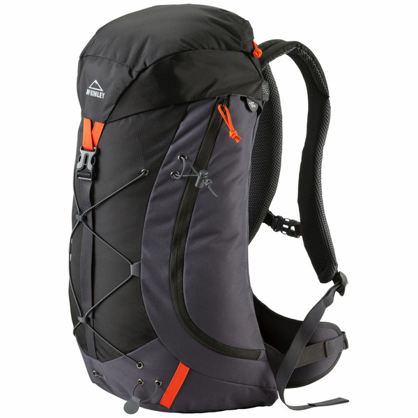 McKinley Falcon 20 Unisex 20L Nylon,Polyester Black,Orange travel backpack