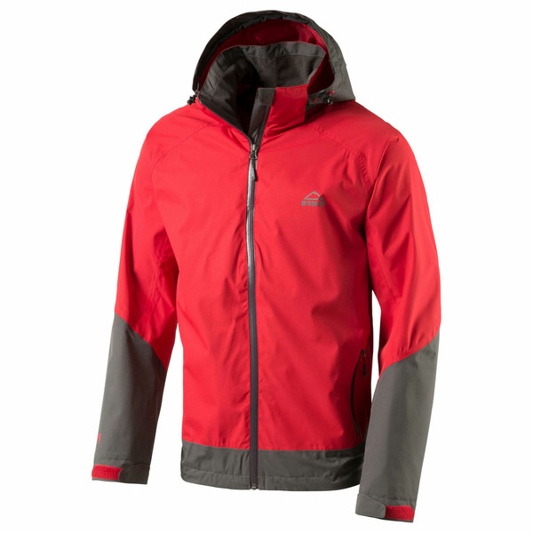 McKinley Dillon ux Jacket XS Polyester Anthracite,Red