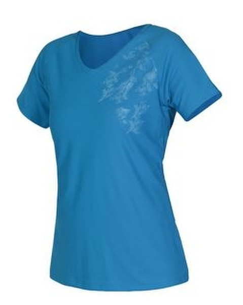 McKinley Benton wms T-shirt Short sleeve V-neck Polyester Blue
