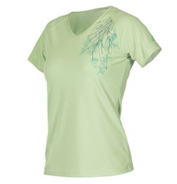McKinley Benton wms T-shirt Short sleeve V-neck Polyester Green