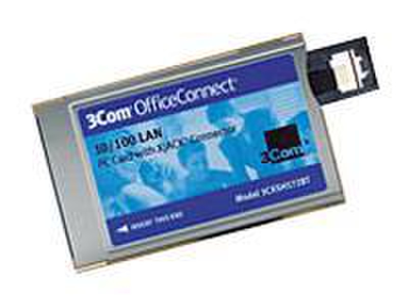 3com OC LAN PC Card F+ENet PCMCIA X-Jack