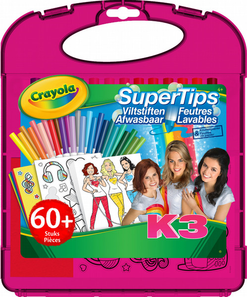 Crayola K3 Supertips markers set felt pen