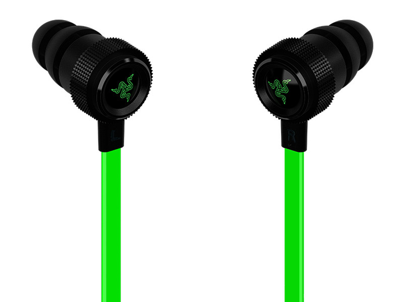 Razer Hammerhead V2 In-ear Binaural Black,Green