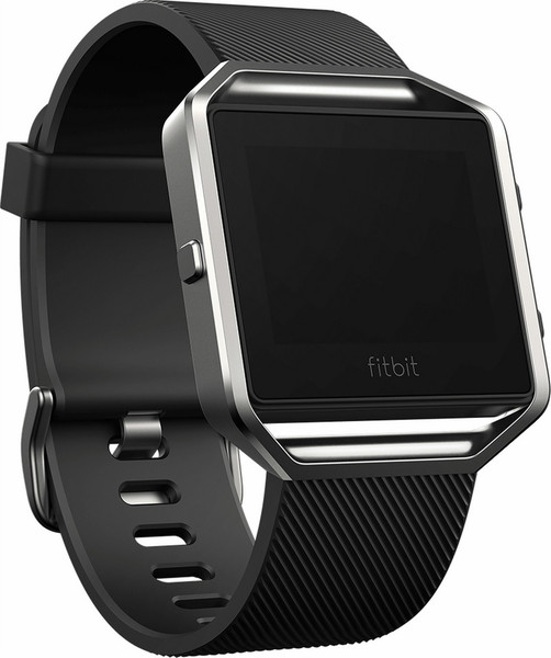 Fitbit Blaze Touchscreen Bluetooth Schwarz, Edelstahl Sportuhr