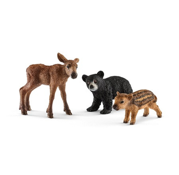 Schleich Wild Life 41457 Черный, Коричневый 3шт набор детских фигурок