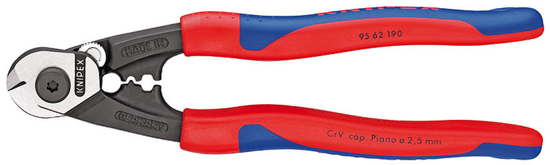 Knipex 9562190 Crimping tool Blue,Red cable crimper
