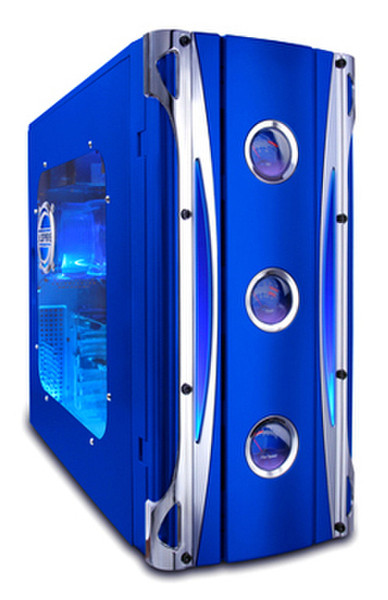 Apevia X-CRUISER-BL Midi-Tower Blue computer case