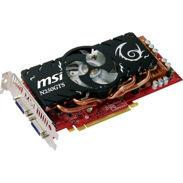 MSI GeForce GTS 250 GeForce GTS 250 1ГБ GDDR3