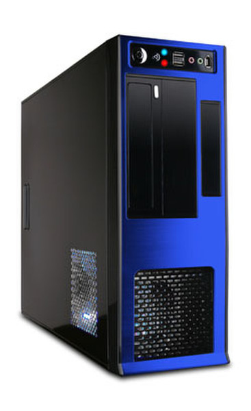 Apevia X-MASTER-BL/500 Desktop 500W Blau Computer-Gehäuse