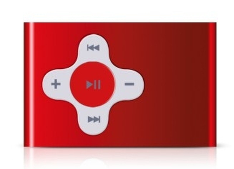 Sweex Clipz MP3 Player Red 2 GB