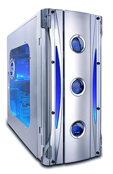 Apevia X-CRUISER-AL Midi-Tower Silver computer case