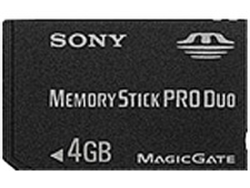 Sony Memory Stick Pro Duo 4GB 4GB memory card