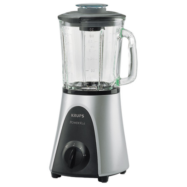 Krups Blender Power XL6 F344 Стационарный 1.5л Черный, Cеребряный блендер