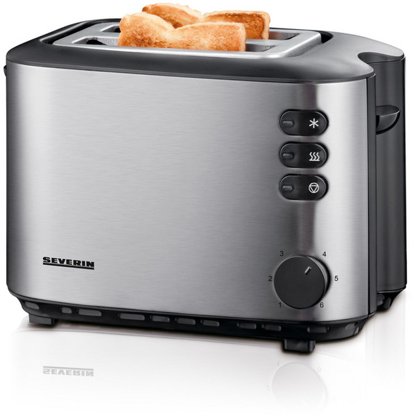 Severin AT 2514 2slice(s) 850W Stainless steel toaster
