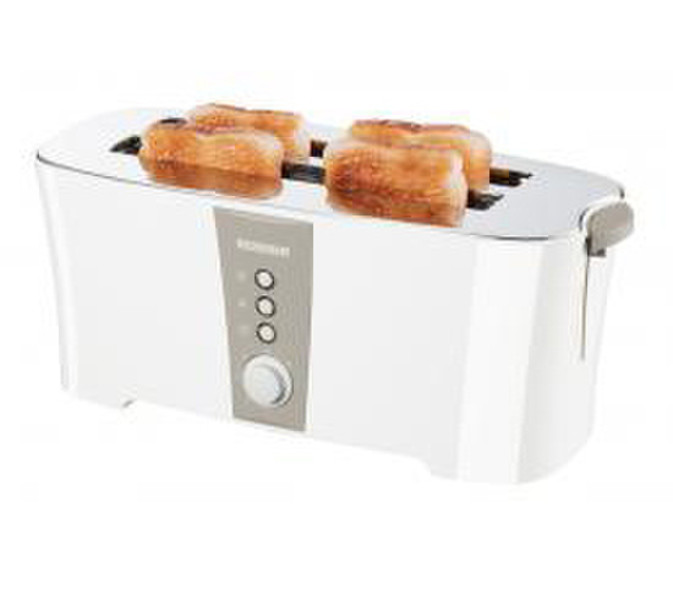 Severin AT2518 4slice(s) 1350W White toaster