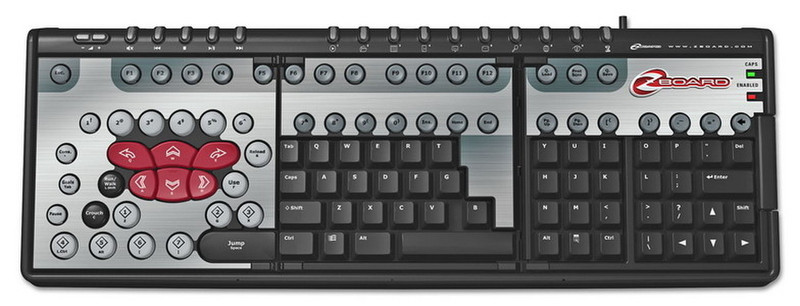 Steelseries Zboard USB Черный клавиатура