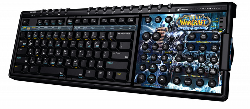 Steelseries Zboard Limited Edition (WotLK) USB Черный клавиатура