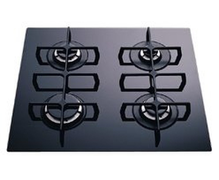 Pelgrim GKV 155 gas heater built-in Gas hob Black