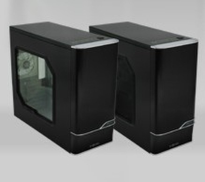 Ikonik Zaria A10 SIM Midi-Tower Black computer case