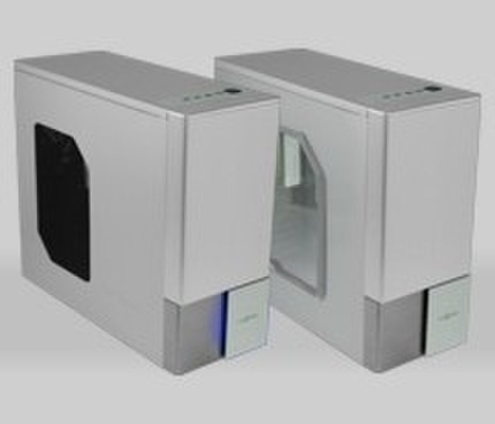 Ikonik Zaria A20 Midi-Tower Silver computer case