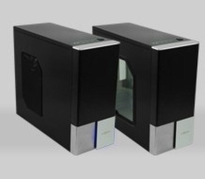 Ikonik Zaria A20 Midi-Tower Black computer case