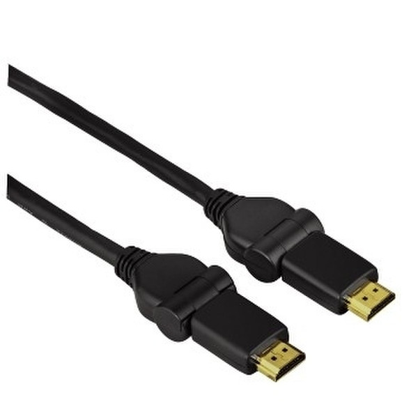 Hama HDMI 1.3 Rotation Cable 1.5м HDMI HDMI Черный HDMI кабель