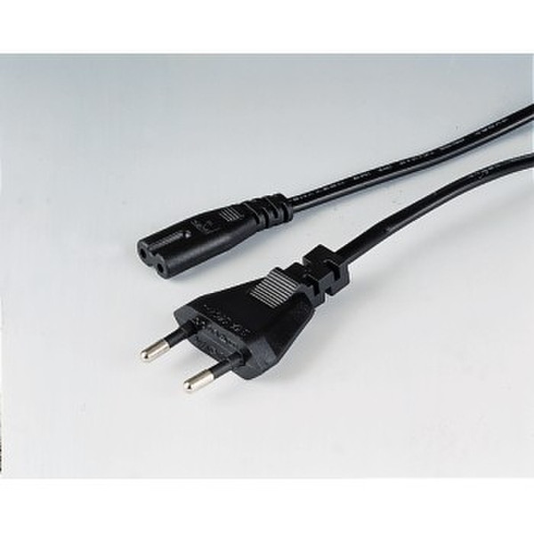 Hama Mains Lead, 2.5 m, black 2.5m Black power cable
