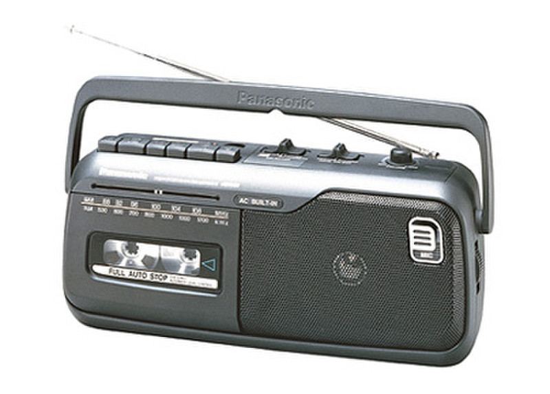 Panasonic RX-M40 E9K Портативный Аналоговый Черный радиоприемник