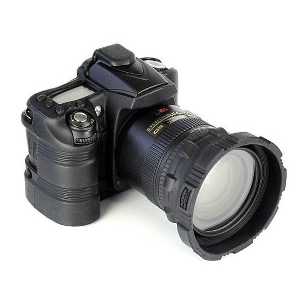 Camera Armor Cover for Nikon D90 Black lens hood