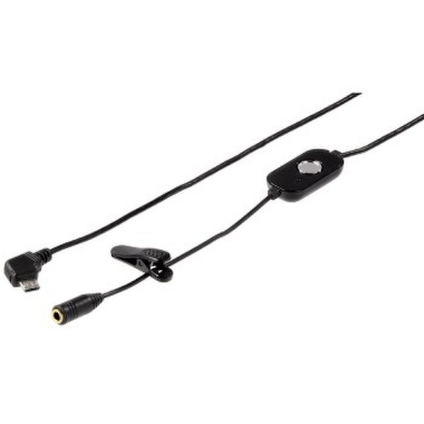 Hama MIC Mobile Music Adapter Black mobile phone cable