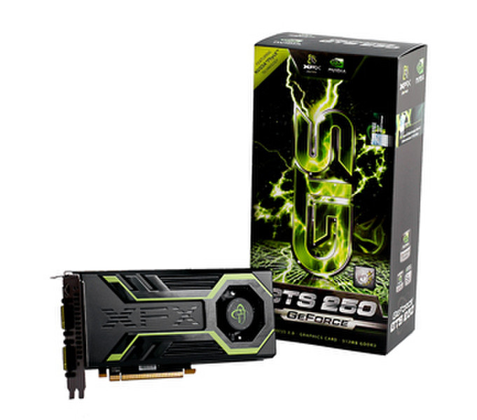 XFX GS-250X-ZDFL GeForce GTS 250 1GB GDDR3 Grafikkarte