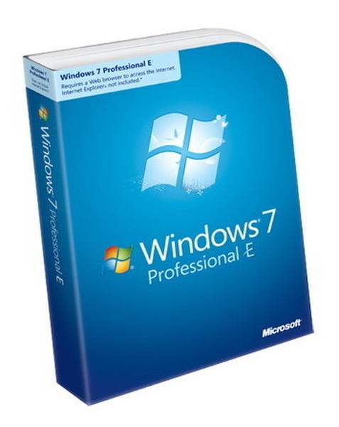 Microsoft Windows 7 Professional E, EN