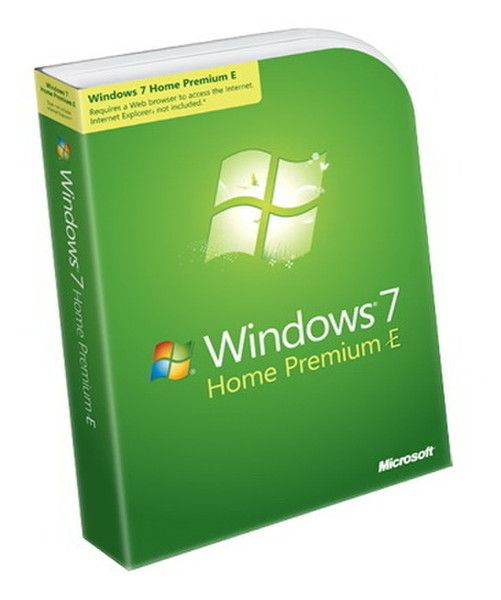 Microsoft Windows 7 Home Premium E, EN