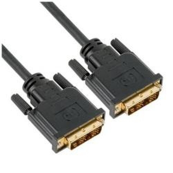 Nilox DVI-I MM 1.0m 1м DVI-I DVI-I Черный DVI кабель
