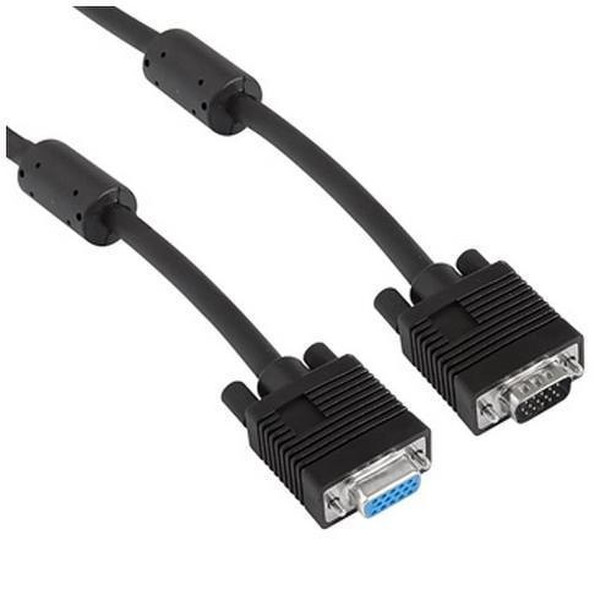 Nilox PROLUNGA MONITOR 3MT. PREMIUM 3m VGA (D-Sub) VGA (D-Sub) Black VGA cable