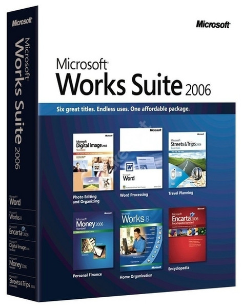 Microsoft Works Suite 2006, DE 1Benutzer Deutsch