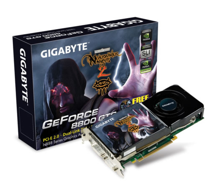 Gigabyte NX88S512H-B GeForce 8800 GTS GDDR3 graphics card